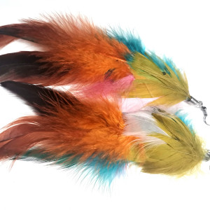 Kolczyki lekkie bujne