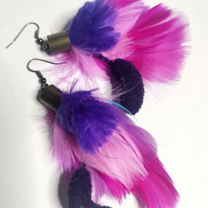 Kolczyki lekkie bujne