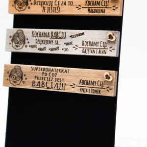 Drewniany Magnes - Dzień Babci