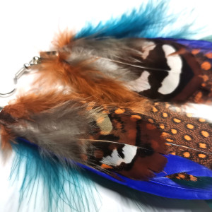 Kolczyki lekkie bujne