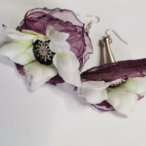 Kolczyki lekkie kwiaty