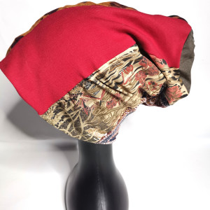 Czapka patchworkowa   kolorowa