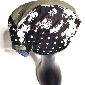 Czapka patchworkowa kolory ziemi