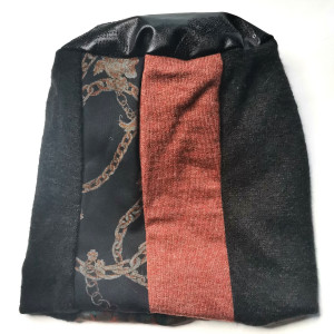 Czapka patchworkowa kolory ziemi