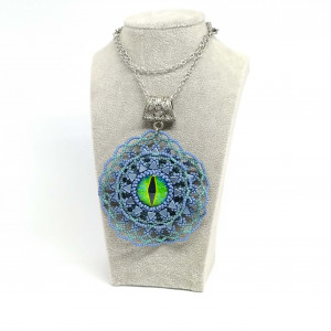 Wisior niebieski z okiem