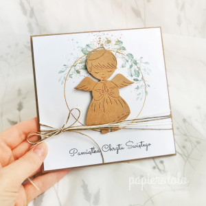 Kartka z okazji chrztu do koperty #1 - Tajemniczy ogród