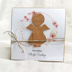 Kartka z okazji chrztu do koperty #2 - Tajemniczy ogród