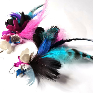 Kolczyki lekkie bujne