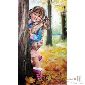 Jesienna dziewczynka