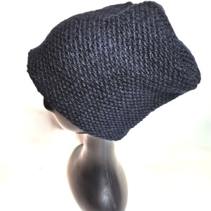 Czapka wełniana granatowa