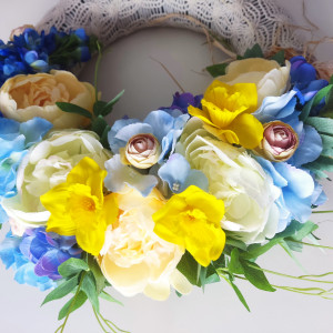 Wianek wiosenny wielkanocny