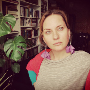 Lilak kolczyki kwiaty lekkie