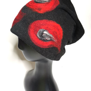 Czapka wełniana czarna