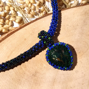 Camillion - naszyjnik z naturalnym heliotropem