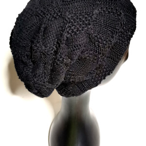 Czapka czarna welniana