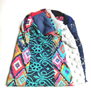 Czapka wiosenna patchworkowa