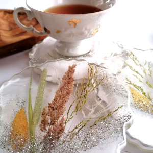 Podkładki, Trawy w zimowej szacie. Komplet