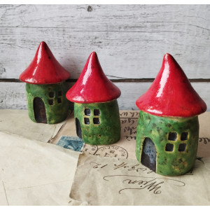 Domki zielone grzybki