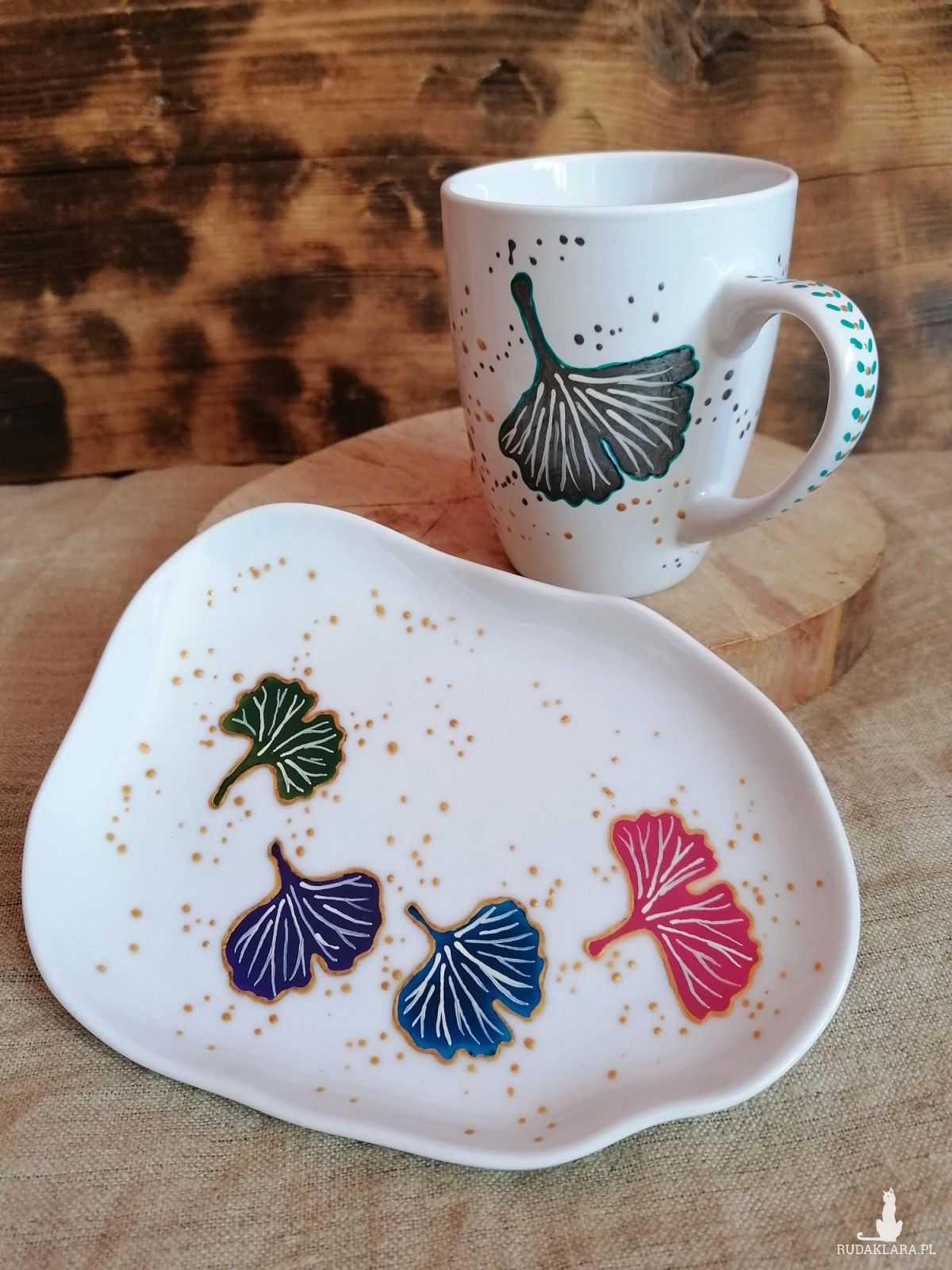 komplet z miłorzębem japońskim