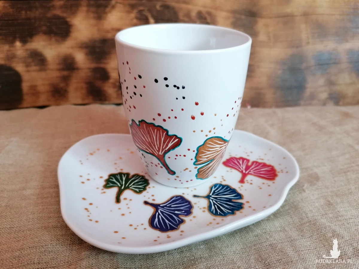 komplet z miłorzębem japońskim