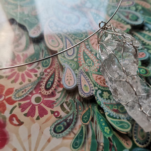 Naszyjnik z krysztalem