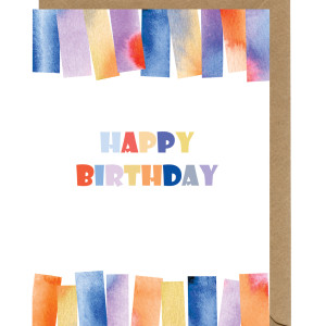 Kartka urodzinowa Colorful