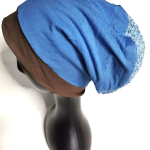 Czapka wiosenna niebieska