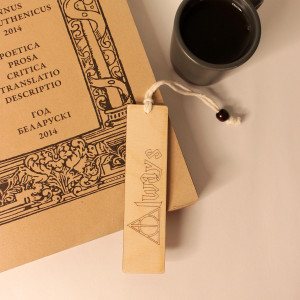 Drewniana zakładka do książki Harry Potter