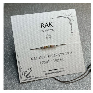 Bransoletka Zodiakalna Rak