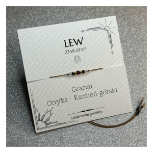 Bransoletka Zodiakalna Lew