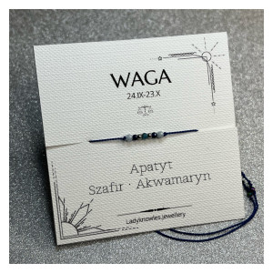 Bransoletka Zodiakalna Waga