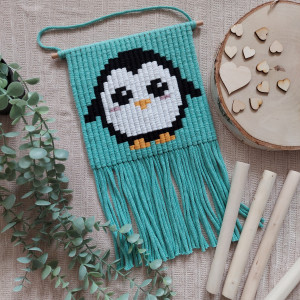 Makrama makatka PINGWINEK