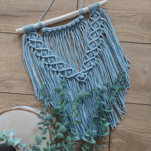 Makrama ścienna ROSE mgiełka