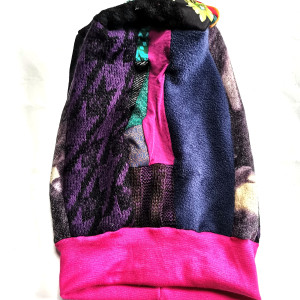 Czapka patchworkowa codzienna