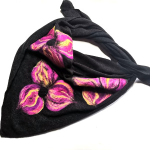 Chusta czarna merino