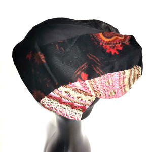 Czapka patchworkowa codzienna