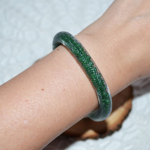 Bransoletka ciemna zieleń