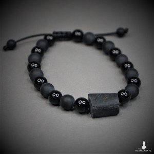 Bransoletka ochronna z turmalinem.