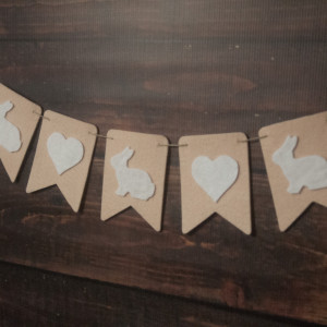 Girlanda Wielkanocna jasny róż