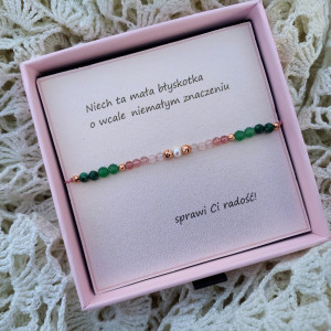 Bransoletka z kamieni szlachetnych