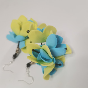 Kolczyki kwiatowe długie