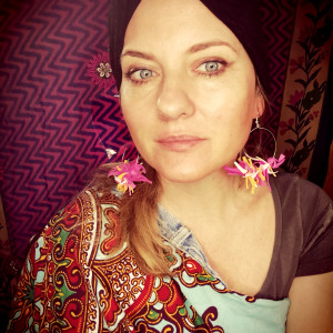 Kolczyki kwiatowe długie