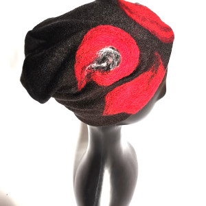 Czapka wełniana czarna