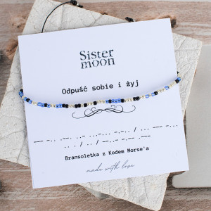 Bransoletka z kodem Morse'a Odpuść Sobie