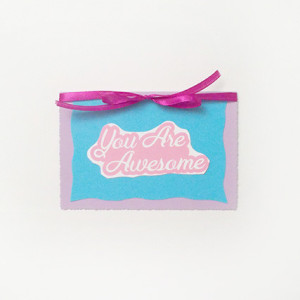 kartka bez życzeń,  kartka na urodziny, awesome kartka dla dziewczyny, pastelowa kartka dla dziewczynki, kartka dla kobiety, wieczór panieński kartka, kartka na 18