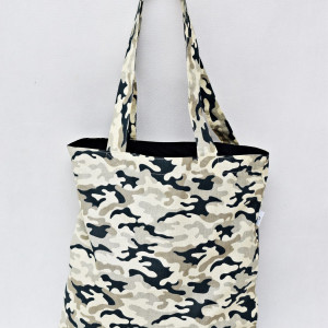 Torba na zakupy Shopperka eko torba, siatka na zakupy, torba zakupowa szoperka moro