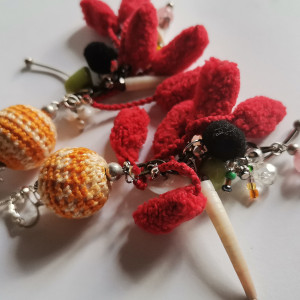 Klipsy etno boho folk kola