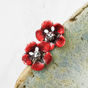 Sztyfty czerwone maki d014