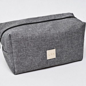 Kosmetyczka męska etui saszetka organizer męska kosmetyczka wodoodporna szara