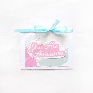 fajna kartka bez życzeń, kartka dla nastolatki, kartka na urodziny, awesome kartka dla dziewczyny, wieczór panieński kartka, kartka na 18, pastelowa kartka na różne okazje